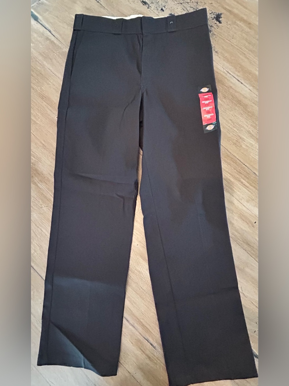 Dickies Men’s Black Straight-Leg Work Chinos